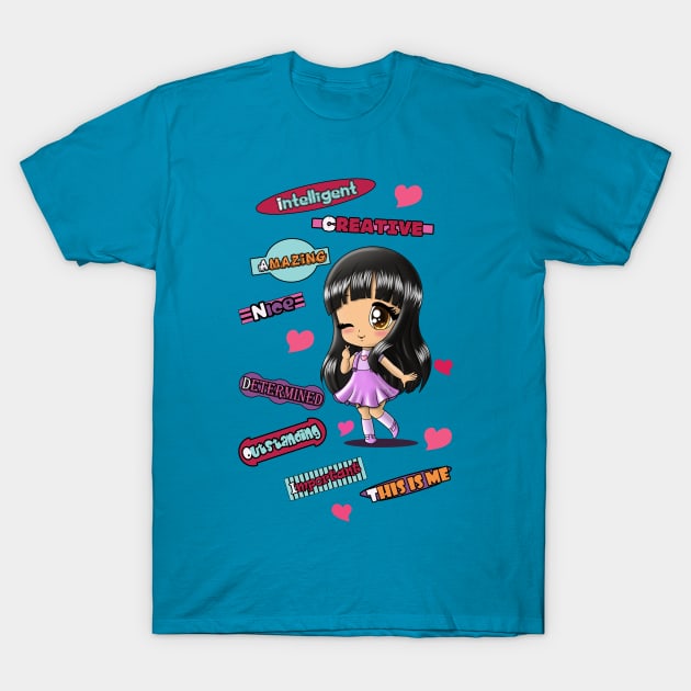 Korean Girl T-Shirt by treasured-gift
